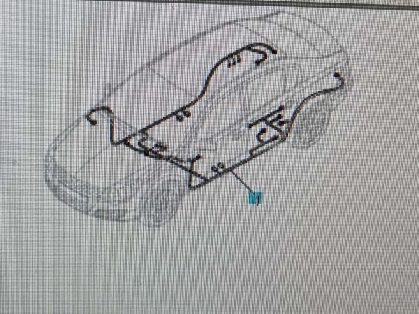 Opel Astra H karosszéria fő kábelköteg