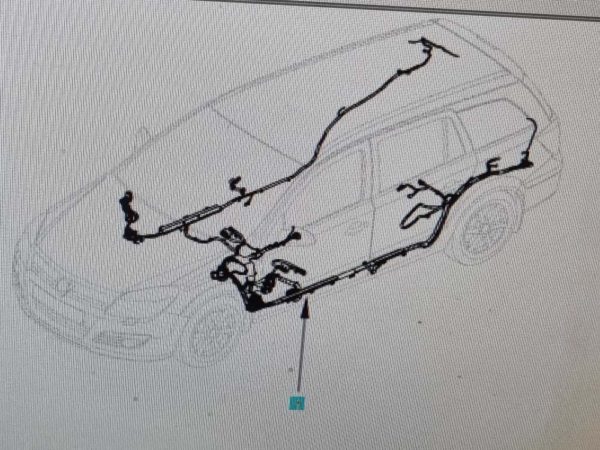 Opel Astra H kombi karosszéria fő kábelköteg