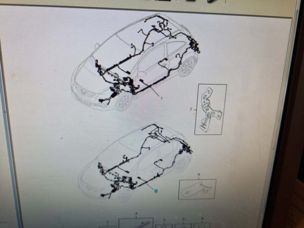 Opel Corsa D karosszéria főkábelköteg