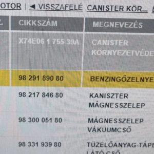 DS DS 7, OPEL GRANDLAND X, CITROEN C5 AIRCROSS, PEUGEOT 3008 II, PEUGEOT 5008 II Aktív Szénszűrő