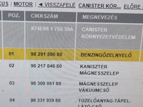 DS DS 7, OPEL GRANDLAND X, CITROEN C5 AIRCROSS, PEUGEOT 3008 II, PEUGEOT 5008 II Aktív Szénszűrő