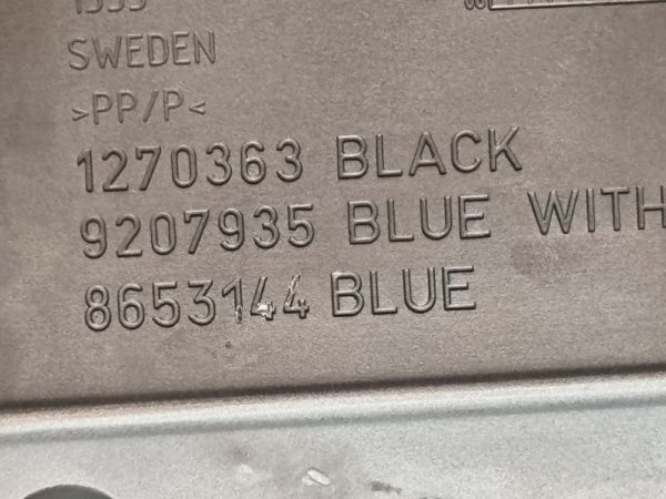 Volvo S60, Volvo V70, Volvo S80 felső motorburkolat