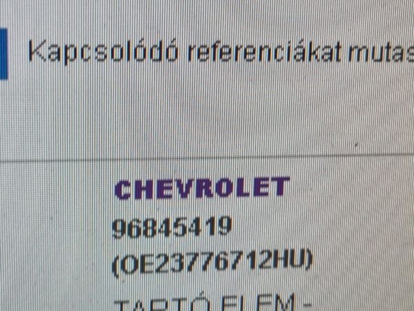 CHEVROLET CRUZE Homlokfal (Üres lemez)