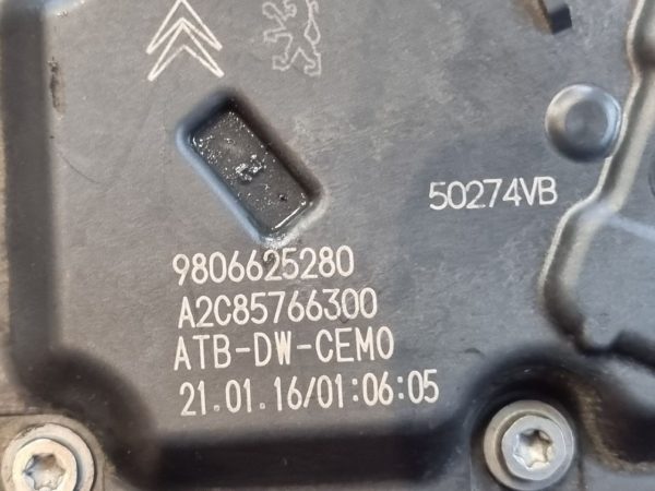 CITROËN JUMPY, CITROEN C4, CITROEN C5, CITROEN DS4, CITROEN DS5, CITROEN JUMPER, FORD C-MAX, FORD FOCUS, FORD GALAXY, FORD GRAND, FORD KUGA, FORD MONDEO, FORD S-MAX, PEUGEOT 3008, PEUGEOT 308, PEUGEOT BOXER, PEUGEOT EXPERT, PEUGEOT 5008, PEUGEOT 508 Fojtószelep (Elektromos) (Motorkód: AHX(DW10FD), AHH(DW10FC), AHN(DW10FUD), AHP(DW10FUC))