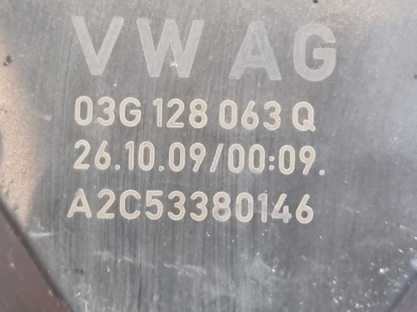 SKODA OCTAVIA II, SKODA FABIA, SKODA ROOMSTER, SKODA SUPERB, VW CADDY, VW EOS, VW GOLF, VW JETTA, VW PASSAT, VW POLO, VW TOURAN, VW TRANSPORTER, SEAT ALTEA, SEAT CORDOBA, SEAT IBIZA, SEAT LEON, SEAT TOLEDO, AUDI A3 Fojtószelep (Elektromos) (Motorkód: BXE, BKC, BJB, BLS, BMM)