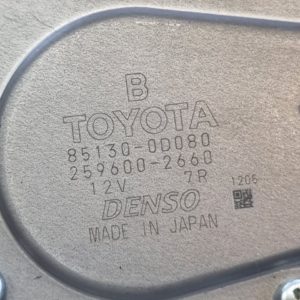 TOYOTA YARIS (P13) Hátsó Ablaktörlő Motor