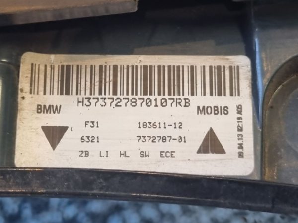 BMW 3 (F31) Bal Hátsó Lámpa